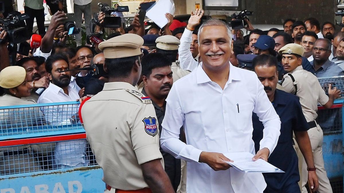 Harish Rao Appears Before Nampally Court in Defamation Case