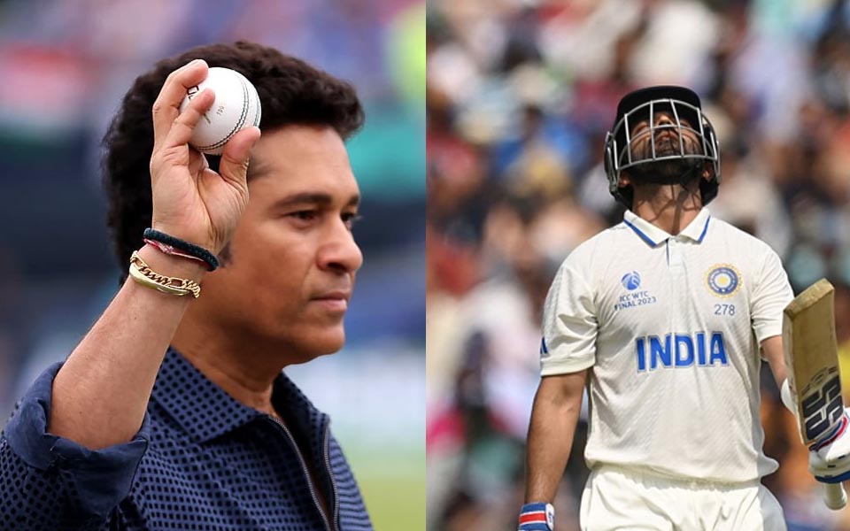 Sachin Tendulkar Pays Tribute to Ajinkya Rahane After Retirement