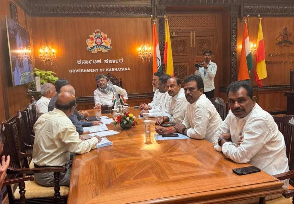 Telangana Ministers Meet Karnataka CM to Resolve Inter State Water Issues