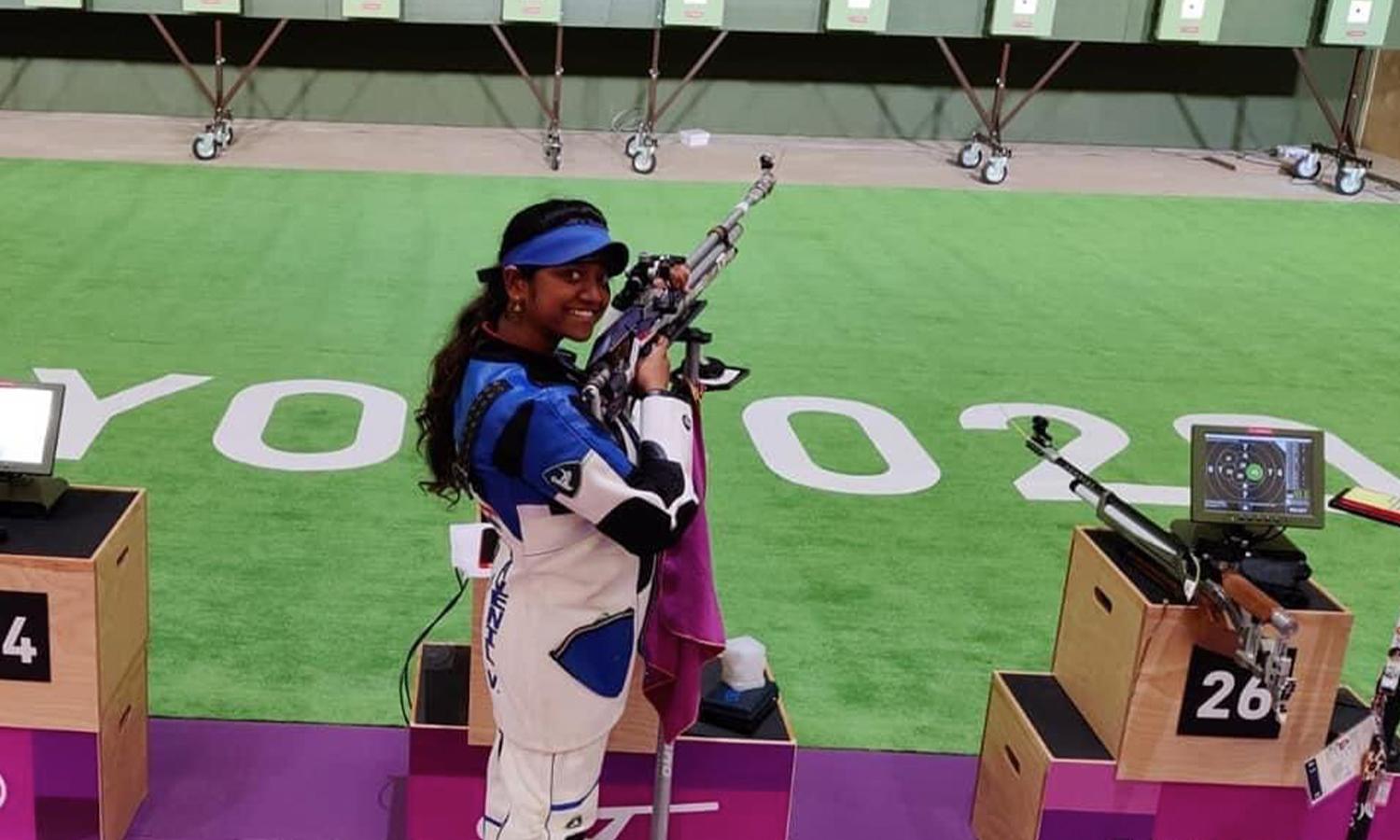 India Wins Silver in Women’s 10m Air Rifle Team Event