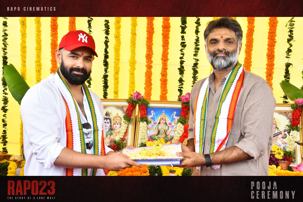 Ram Pothineni Makes Directorial Debut…#RAPO23 Grand Launch