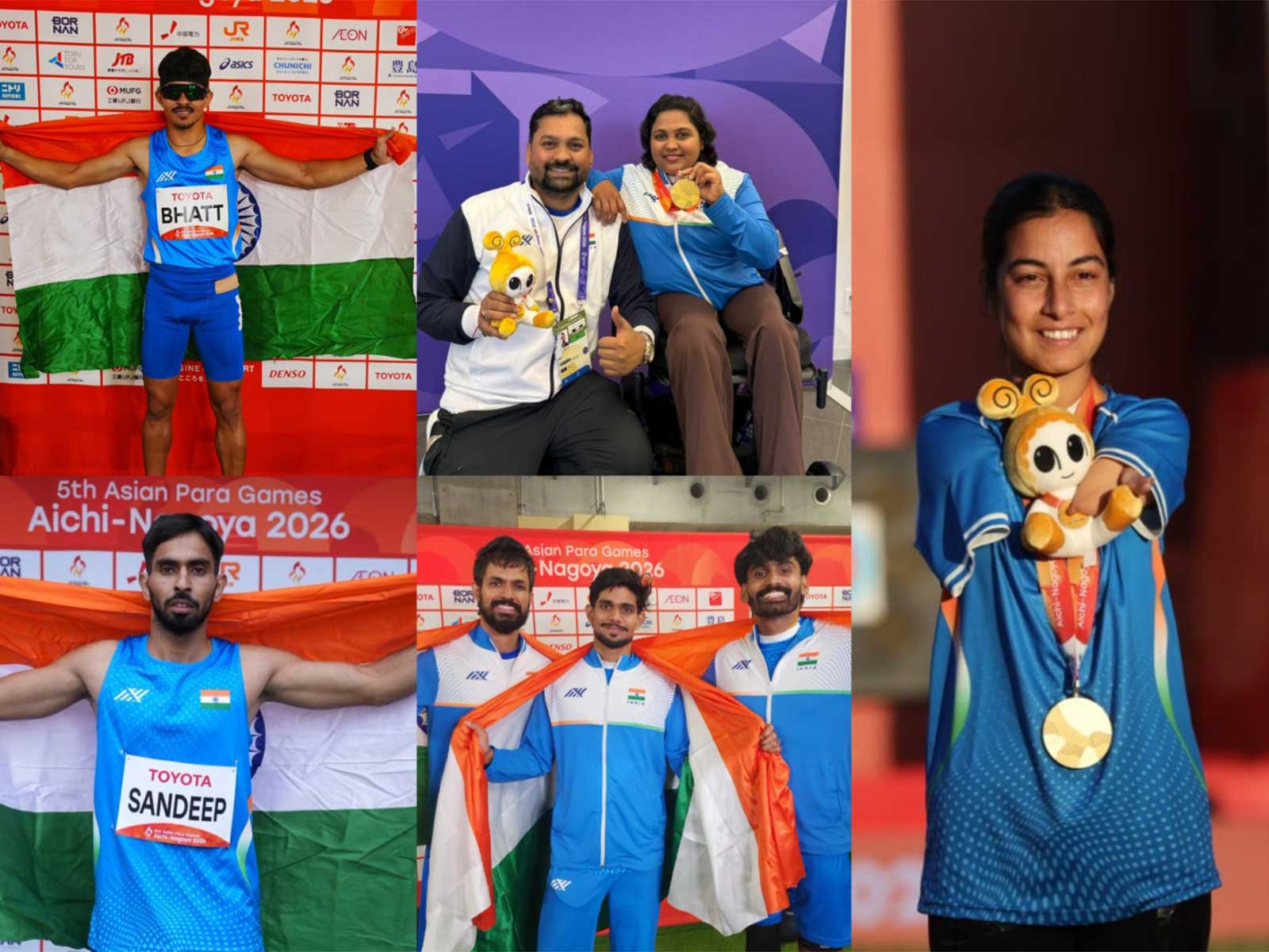 పారా ఆసియా క్రీడల్లో భారత్ ఘనత