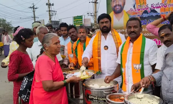 శ్రీకాళహస్తిలో ఘనంగా మంత్రి సత్యకుమార్ యాదవ్ జన్మదిన వేడుకలు