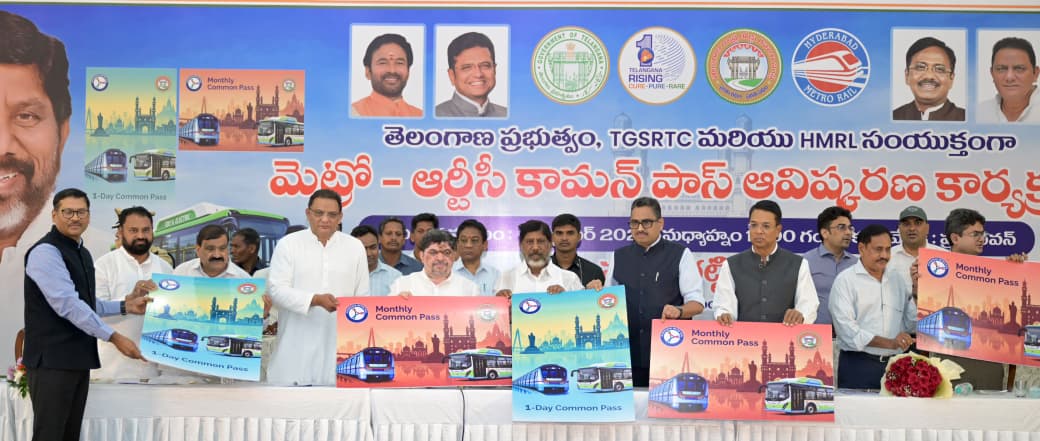 Telangana Launches Metro-RTC Common Pass and ‘MeeTicket’ App for Seamless Public Transport