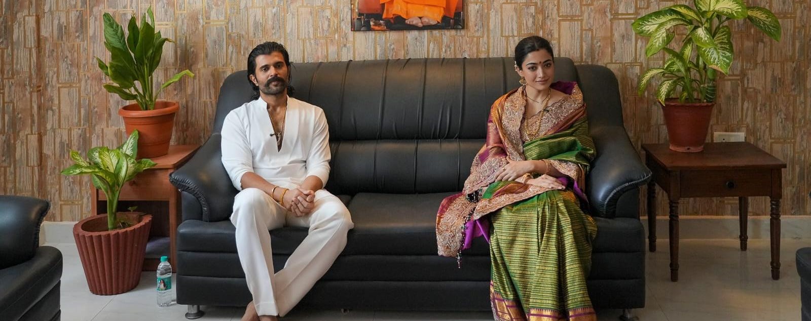 Vijay Deverakonda and Rashmika Seek Divine Blessings Ahead of ‘Ranabaali’ Release