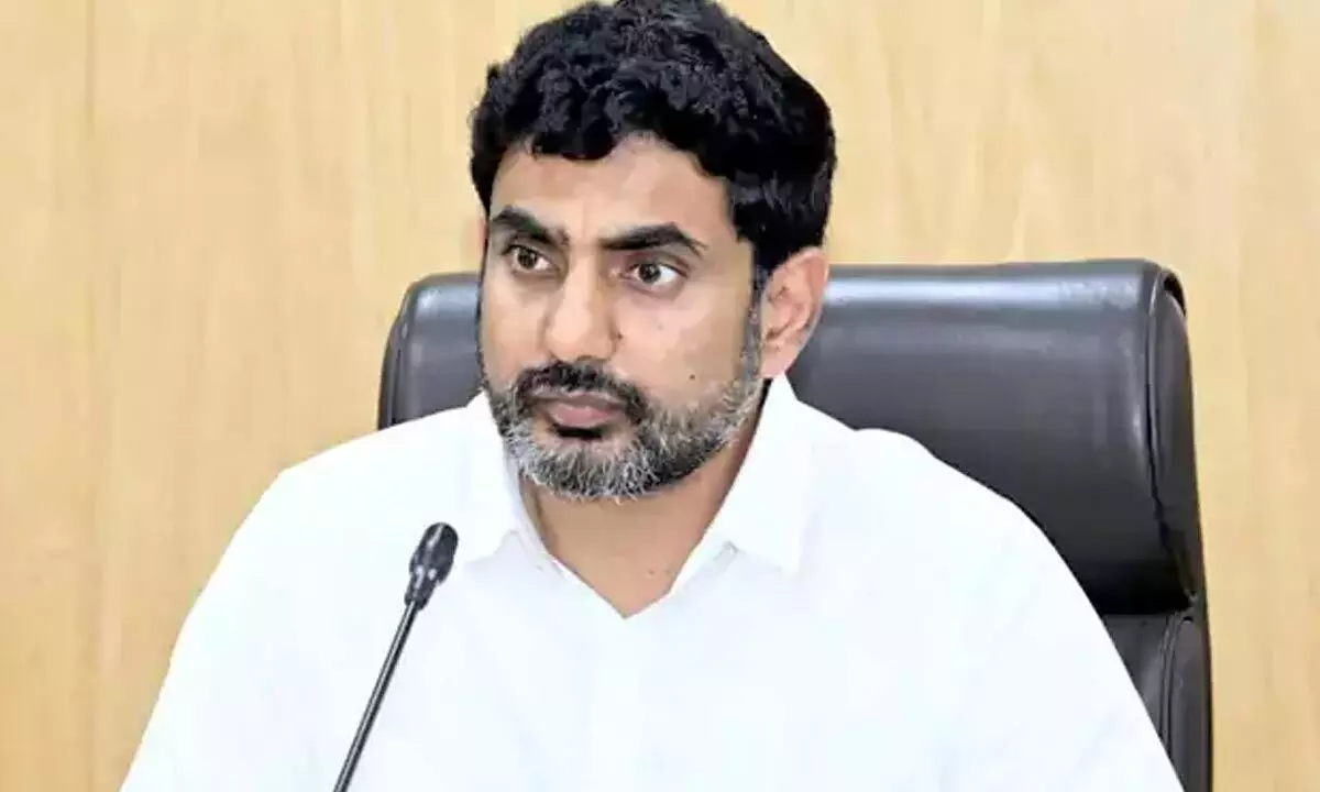 Minister Lokesh Gives PowerPoint Presentation on Mega DSC