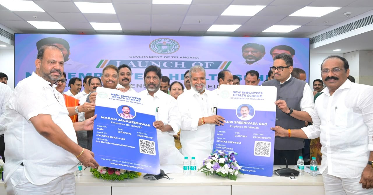 ప్రభుత్వ ఉద్యోగులకు ‘న్యూ ఎంప్లాయిస్ హెల్త్ స్కీమ్’ ప్రారంభం