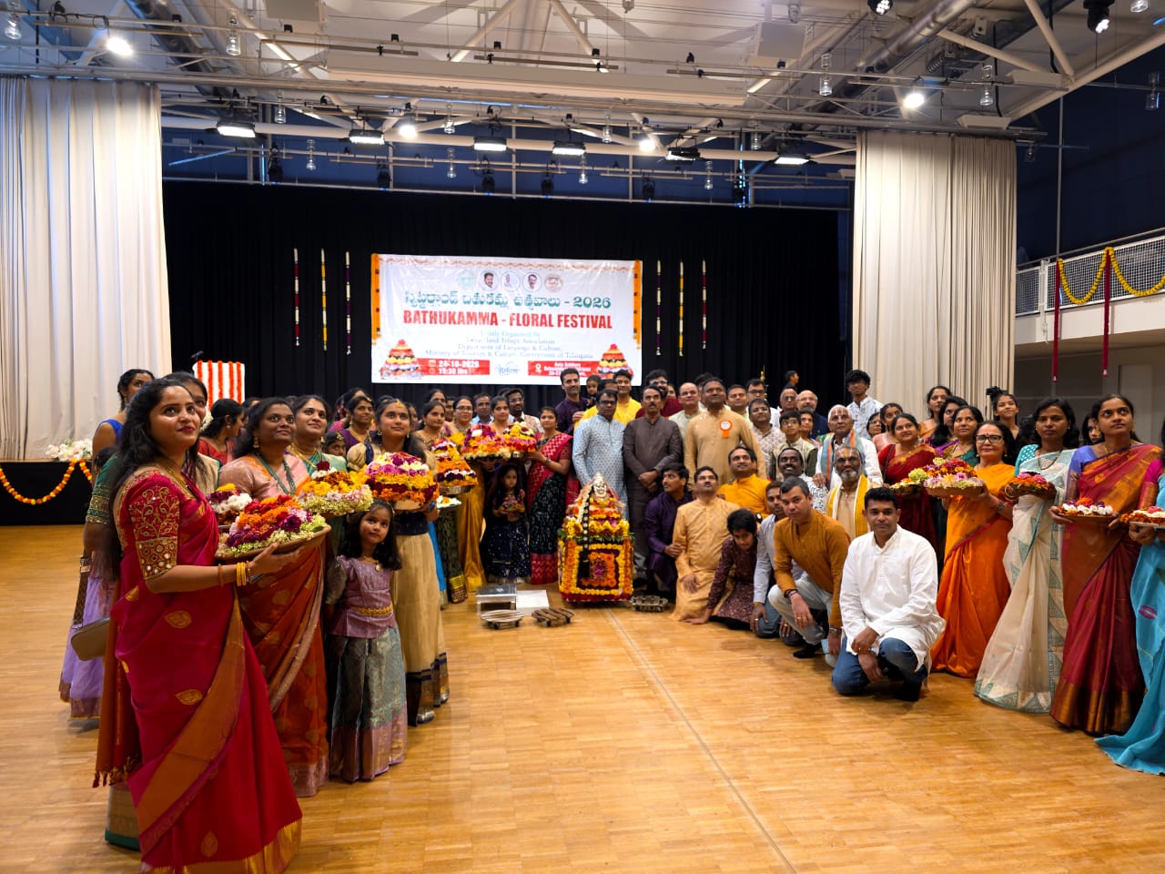 Telangana Minister Jupally Krishna Rao Participates in Bathukamma Celebrations in Bern
