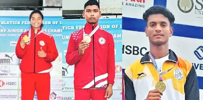 సౌత్‌జోన్‌ జూనియర్‌ ఛాంపియన్‌షిప్‌లో శ్రీతేజ సరికొత్త చరిత్ర...