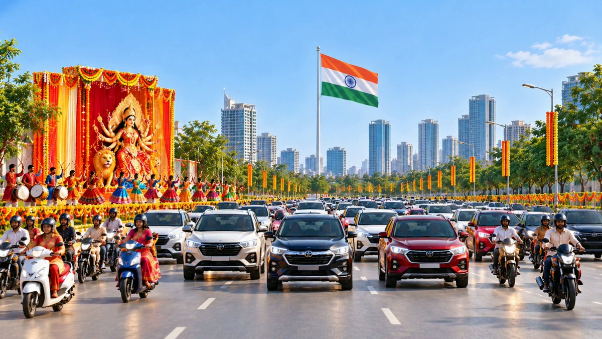 India Records Over 10.32 Lakh Vehicle Sales in First Nine Days of Navratri 2026