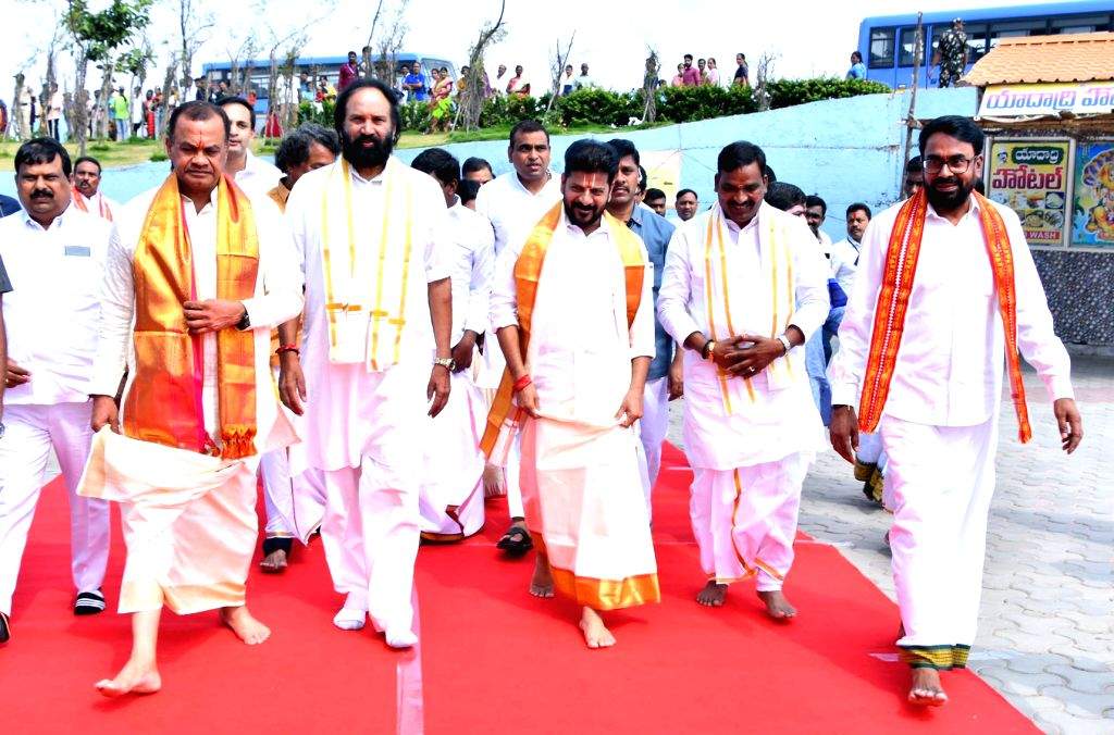 CM Revanth Reddy Launches Development Works at Yadagirigutta..
