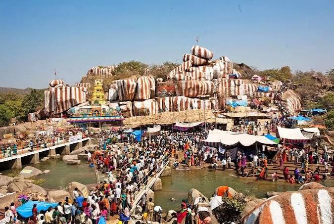 Heavy Rush of Devotees at Edupayala