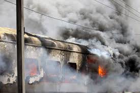Fire on Train… A Narrowly Averted Accident
