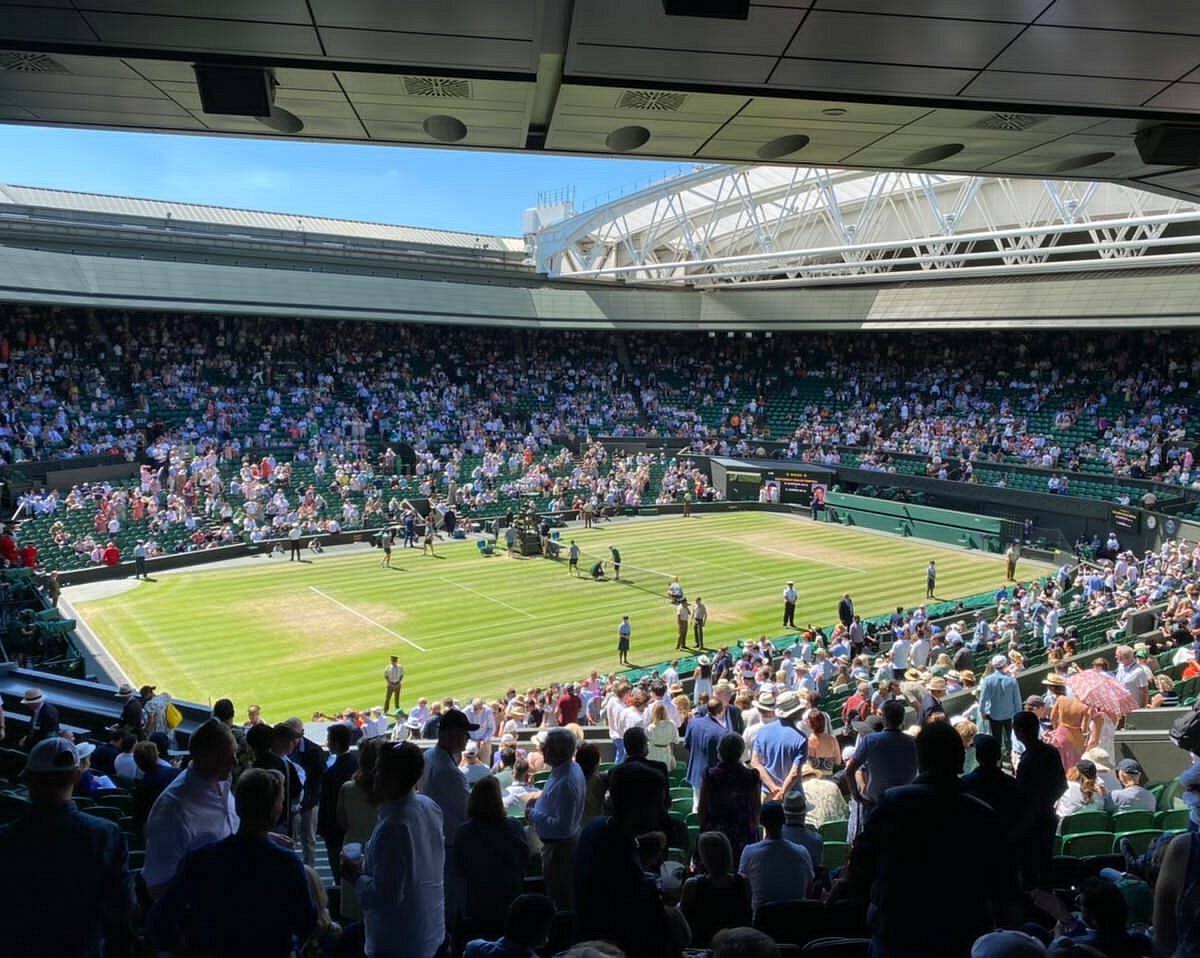 Wimbledon VIP Seat Goes Viral