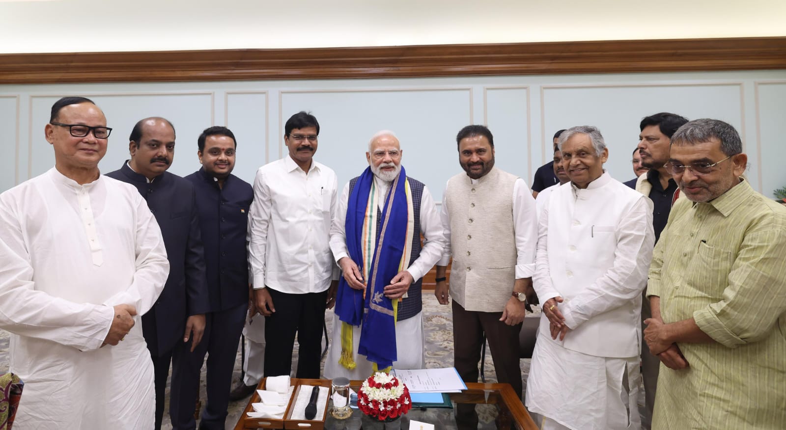 Mangalagiri Handloom Gifted to PM Modi