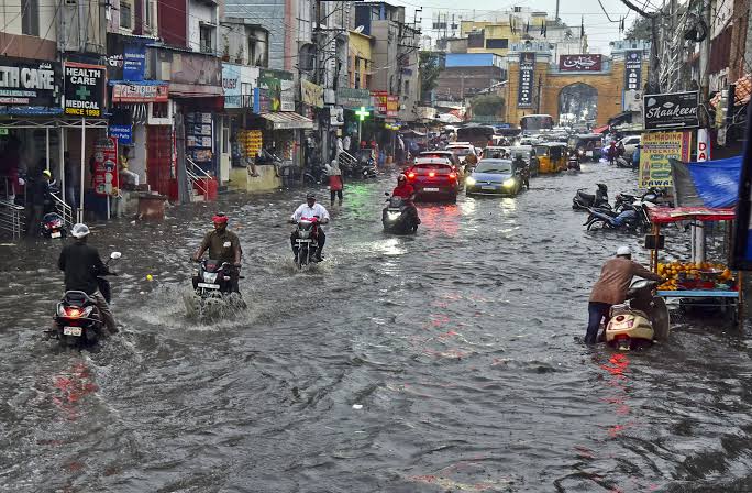 Deep Depression Triggers Heavy Rain Alert in Telangana