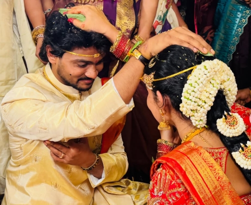 Bigg Boss Fame Shanmukh Jaswanth Marries Influencer Vaishnavi Chodisetti
