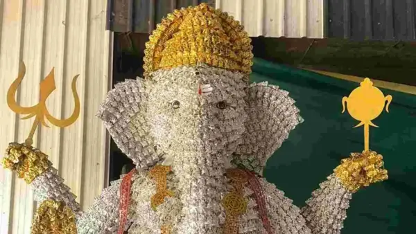 సిరిసిల్లలో వెండి వినాయకుడు.. 2,016 వెండి గణపతులతో ప్రత్యేక విగ్రహం!