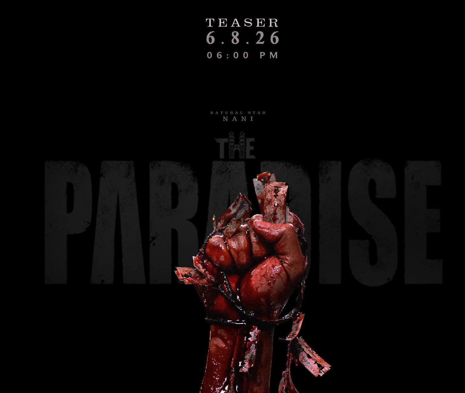 'The Paradise' Makers Unveil Intense Poster Ahead of Tomorrow's Teaser
