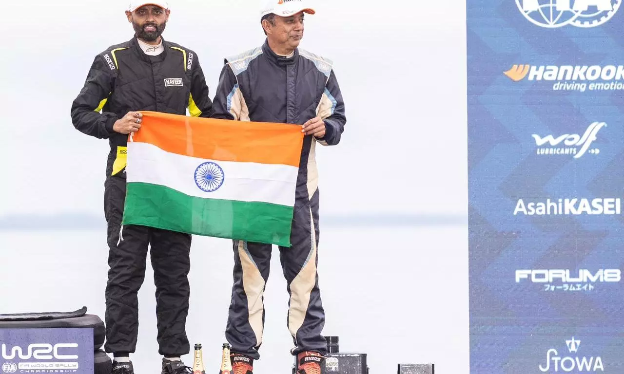 Naveen Puligilla-Musa Sherif Secure Third Place in WRC3