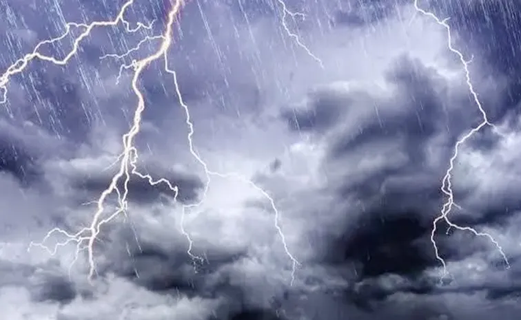 Orange Alert Issued for Several AP Districts Amid Lightning Risk