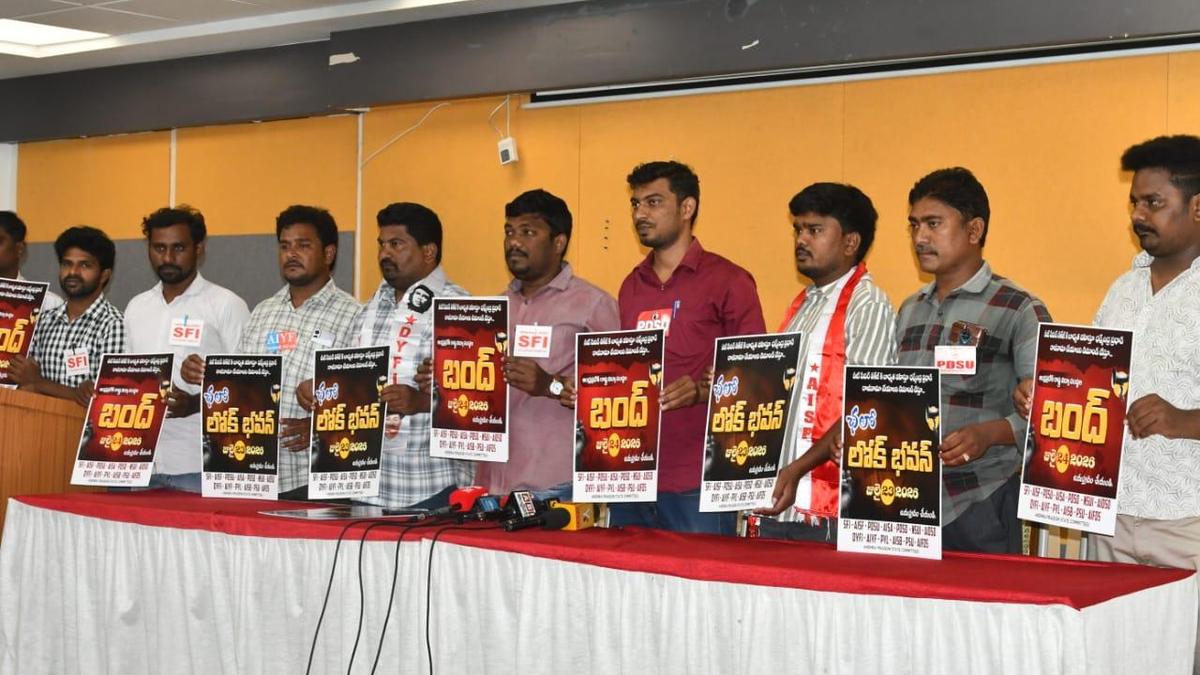 ‘Chalo Raj Bhavan’ for Protection of Voting Rights.. Student and Youth Organisations Call