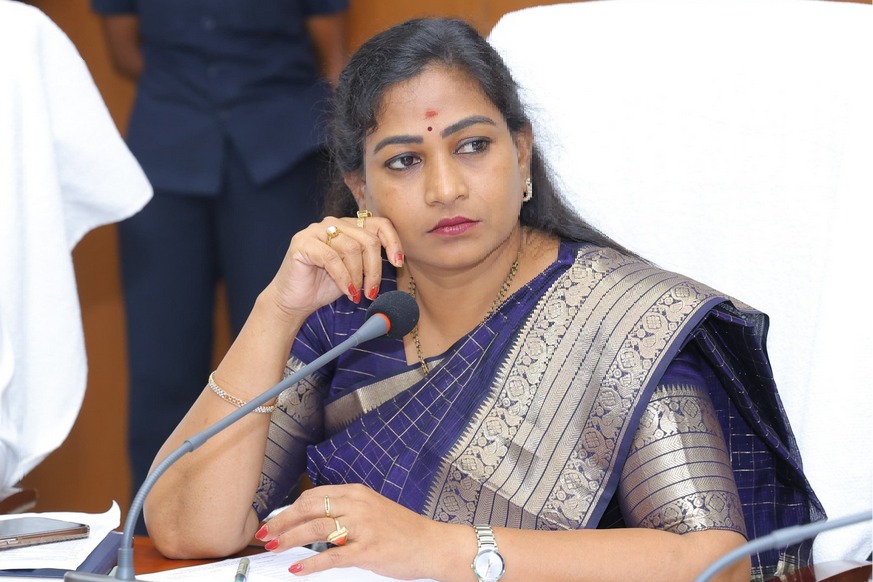 Home Minister Anitha Slams Jagan Over DSC Allegations
