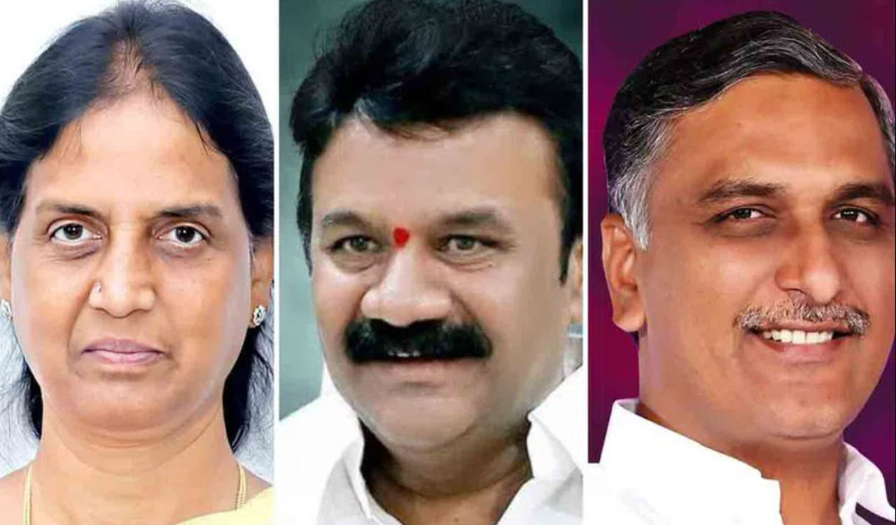 బీఆర్ఎస్ నేతల హౌస్ అరెస్టుతో సనత్నగర్లో ఉద్రిక్తత