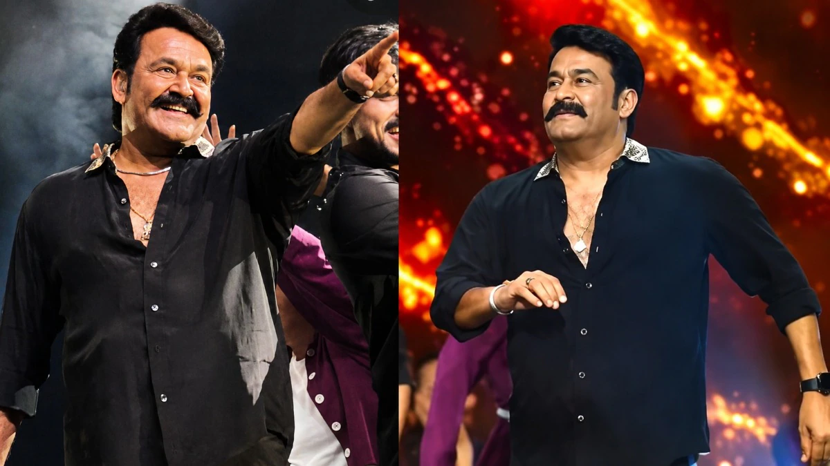 స్టేజ్‌పై డ్యాన్స్‌తో మెప్పించిన మోహన్‌లాల్