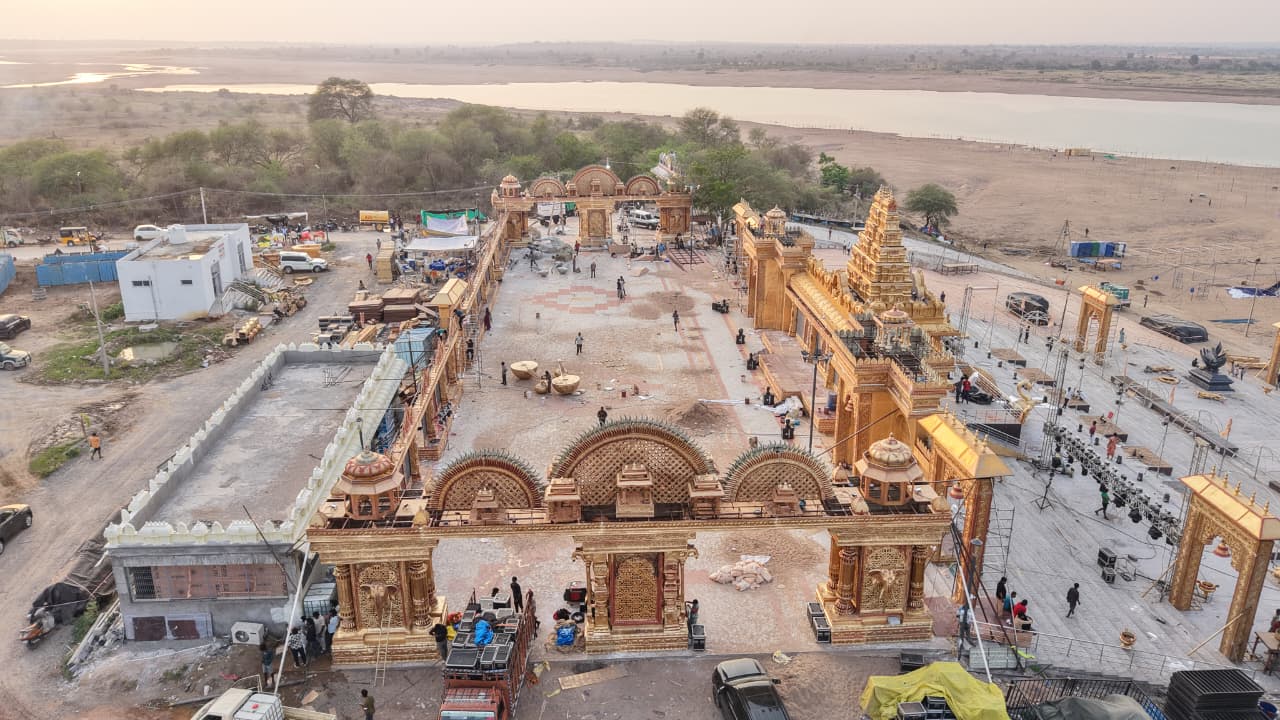 Grand inauguration of Kaleshwaram Antha Saraswati Pushkaralu
