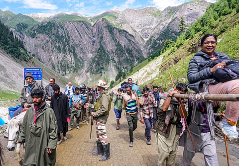 Amarnath Yatra Continues Under Tight Security