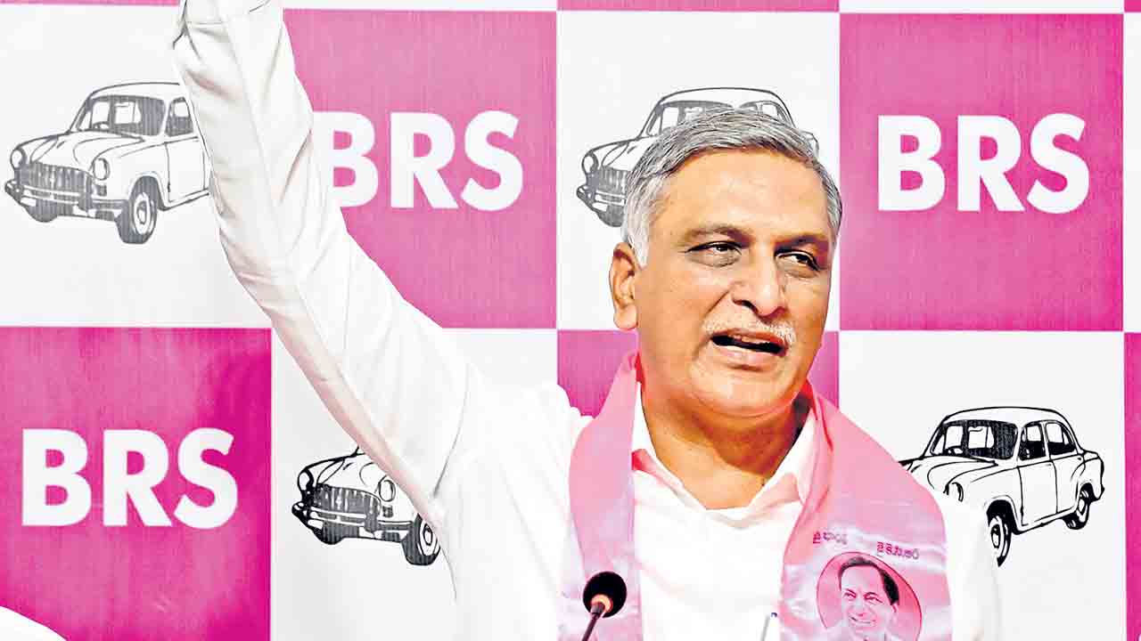 Harish Rao Slams Govt Over Water Projects