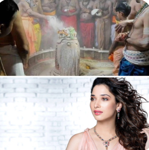 Tamannaah Participates In Bhasma Aarti !