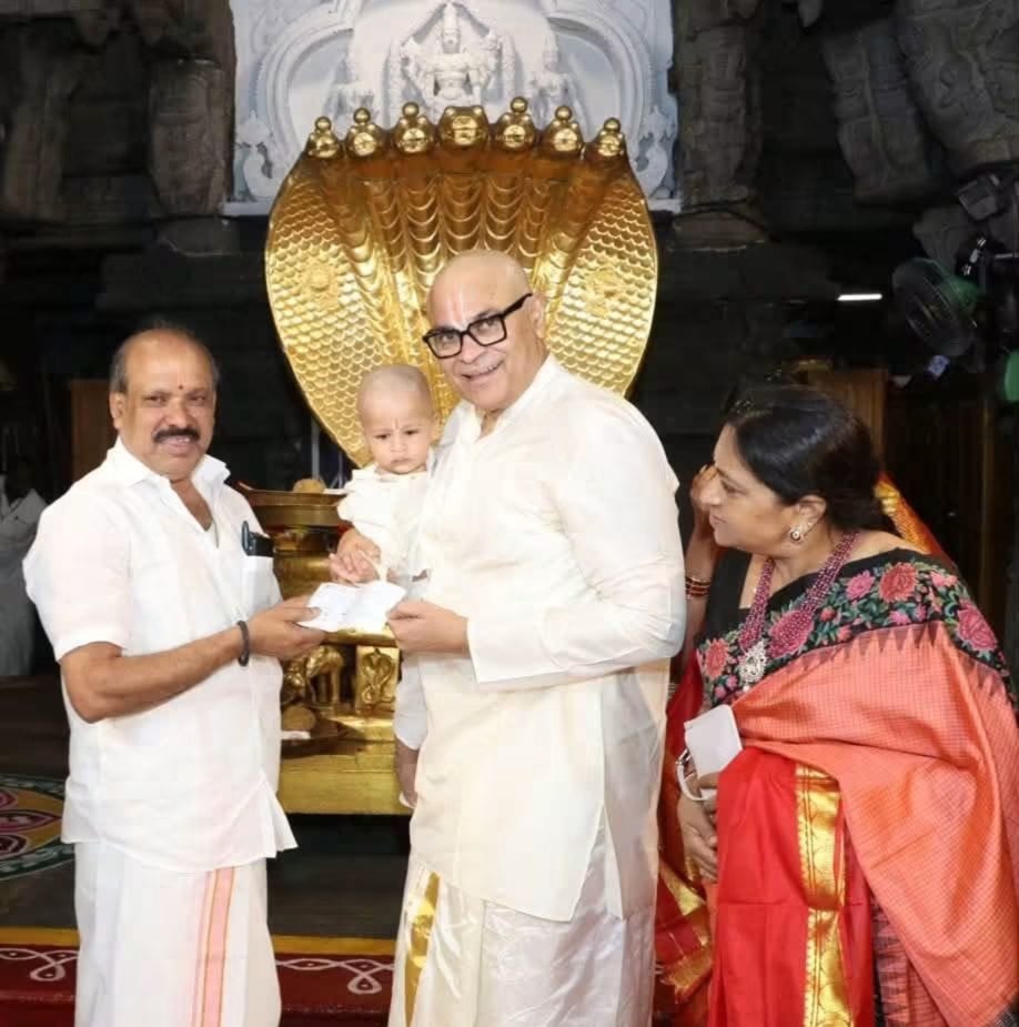 Vaayuv Tej Offers Donation to Vengamamba Annadana Seva