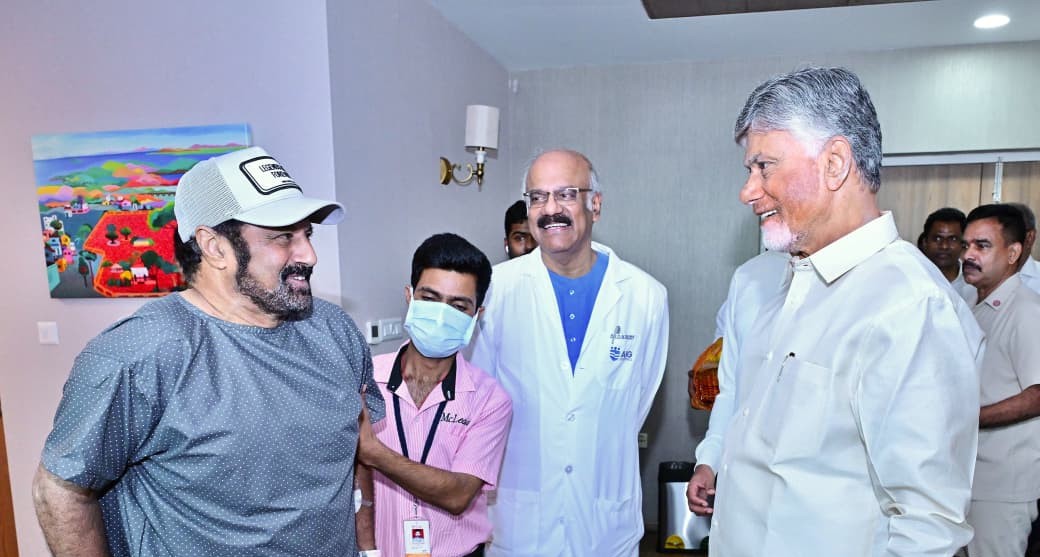 CM Chandrababu Naidu Visits Balakrishna