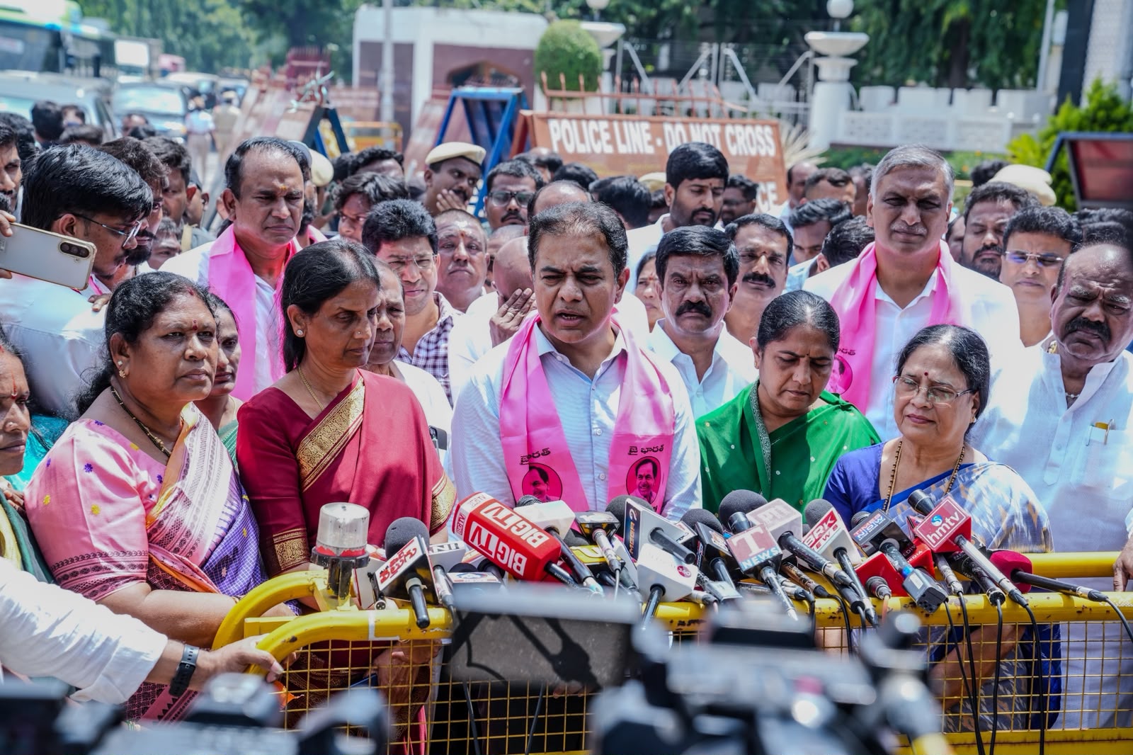 BRS MLAs Complain to Governor