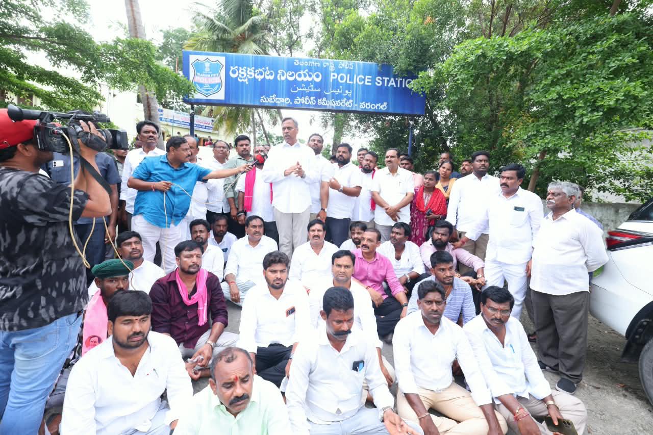 Harish Rao’s Arrest Triggers High Tension in Warangal!