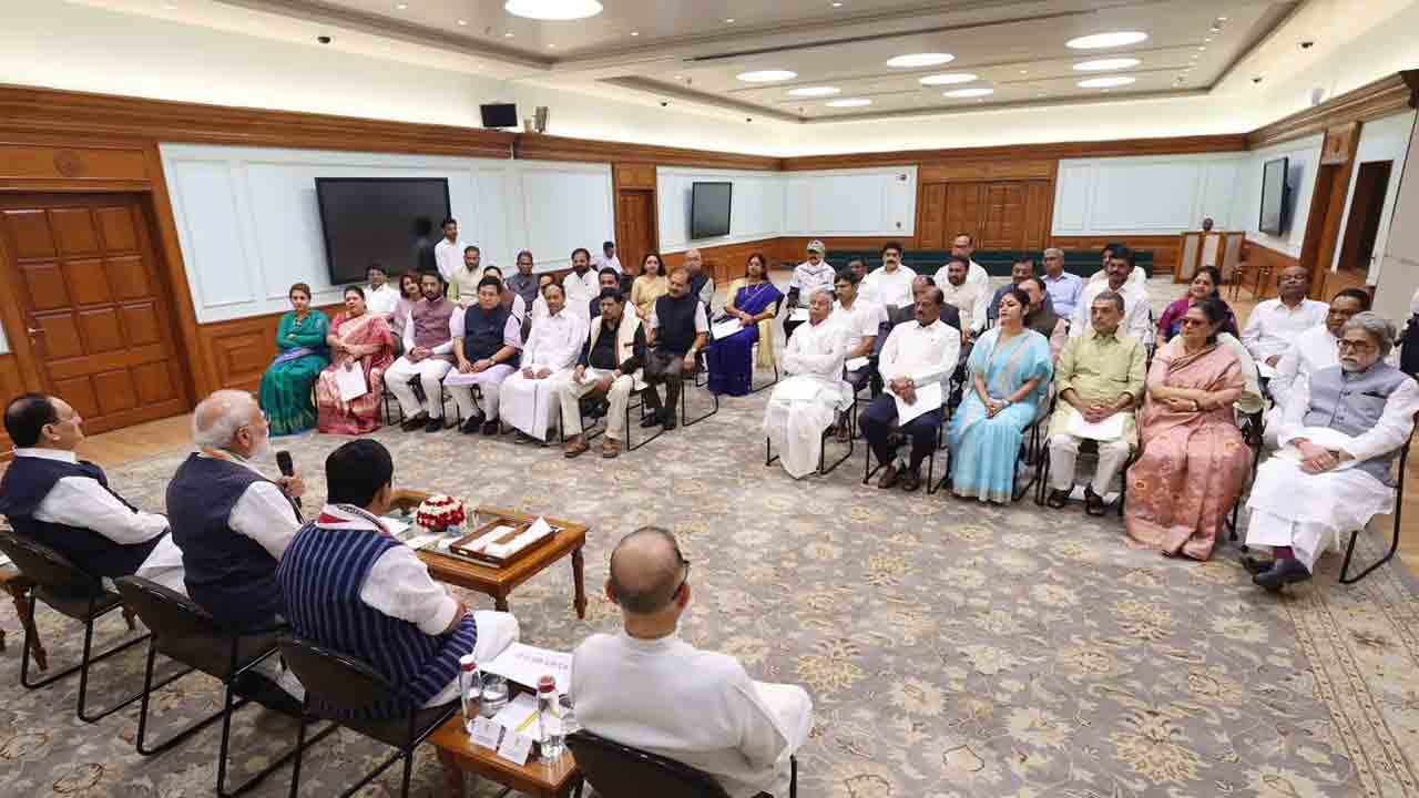 PM Modi Meets NDA Allies, Voices Concern Over Parliament Disruptions