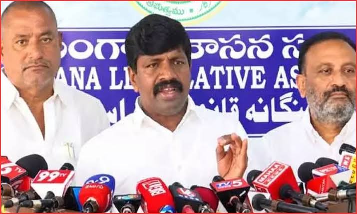 Congress Whip Vemula Veeresham Targets KTR Over Singareni Visit and BRS Leadership