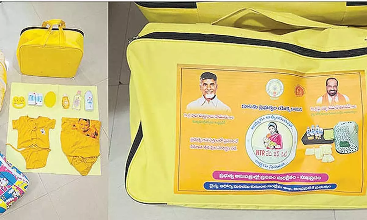 ఏపీ ప్రభుత్వ ఆస్పత్రుల్లో పుట్టే శిశువులకు ఎన్‌టీఆర్ బేబీ కిట్లు పంపిణీ