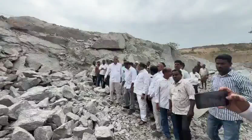 మల్లన్నసాగర్‌ కట్ట పక్కన బ్లాస్టింగ్‌లు.. కాంగ్రెస్‌ ప్రభుత్వంపై హరీశ్‌రావు ఫైర్‌