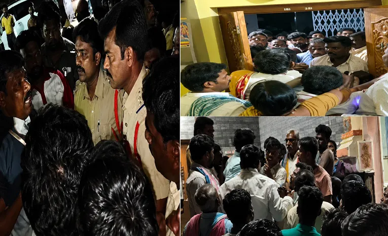 విరూపాక్షి అరెస్ట్తో చిప్పగిరిలో ఉద్రిక్తత