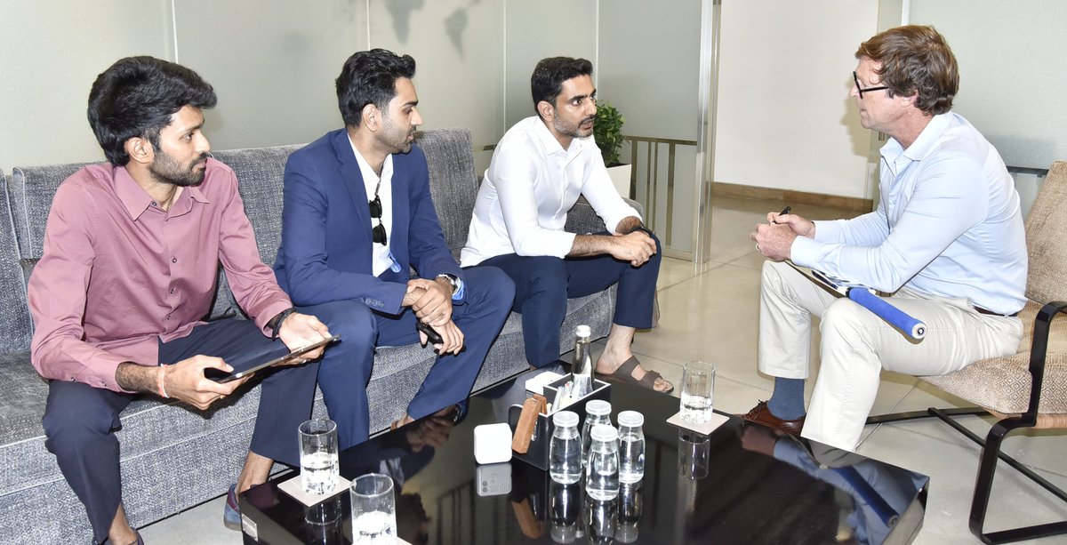 Lokesh Holds Key Talks with Cricket Legend Jonty Rhodes