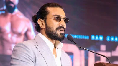 Ram Charan Promotes ‘Peddi’ Pan-India Film in Chennai