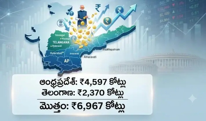 తెలుగు రాష్ట్రాలకు కేంద్రం గుడ్‌న్యూస్ 