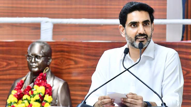 Nara Lokesh Congratulates Para Swimming Champion Ganesh Master