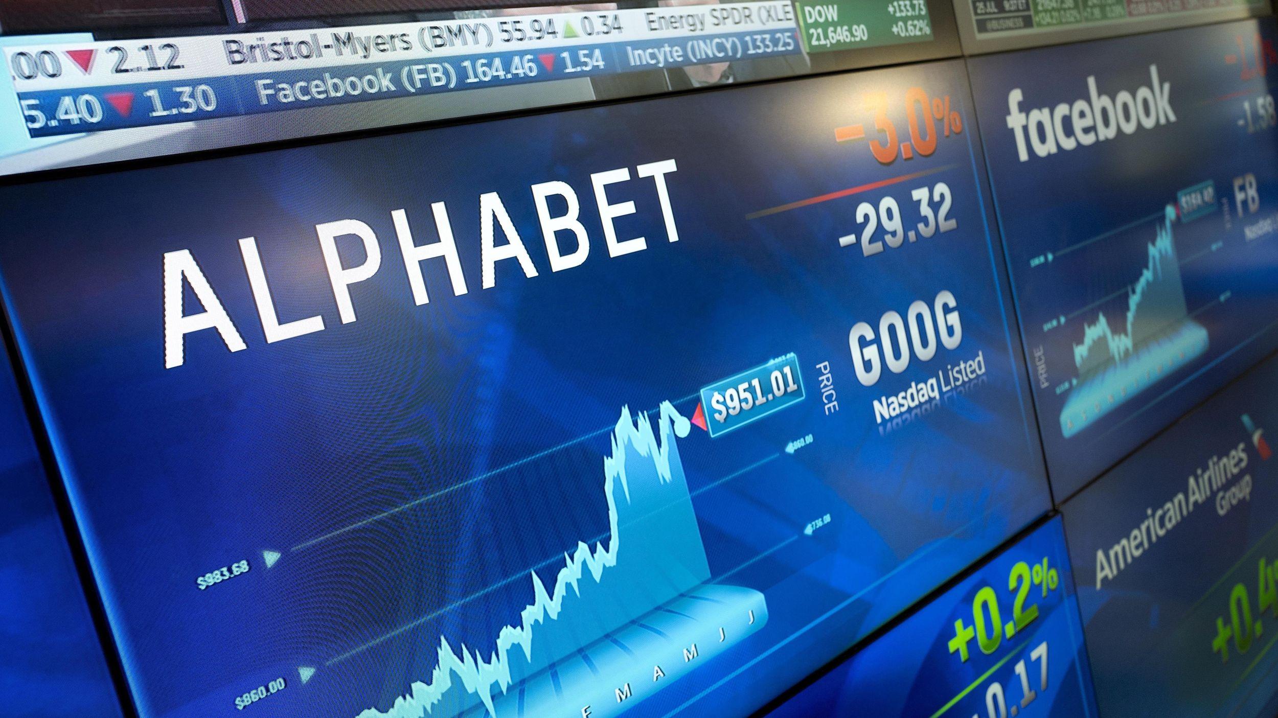 Alphabet Shares Plunge, Wiping Out $500 Billion in Market Value