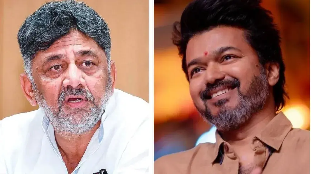 బెంగళూరులో డీకే శివకుమార్-విజయ్ భేటీ..