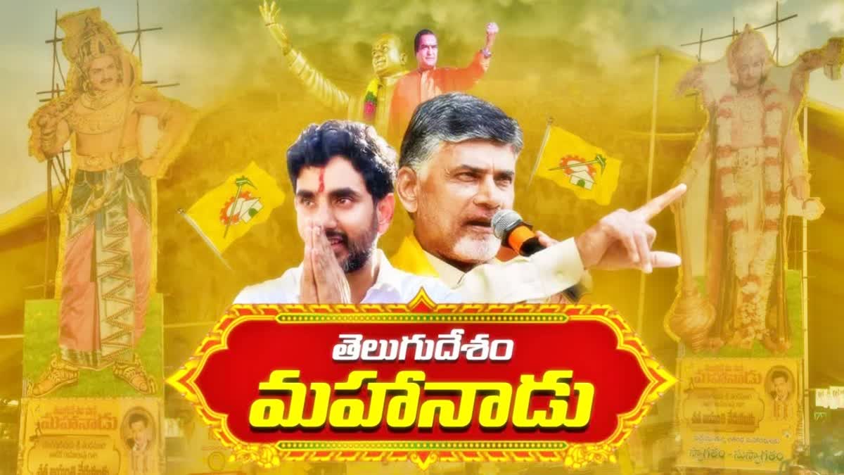 టీడీపీ మహానాడుకు రాష్ట్రవ్యాప్తంగా ఏర్పాట్లు