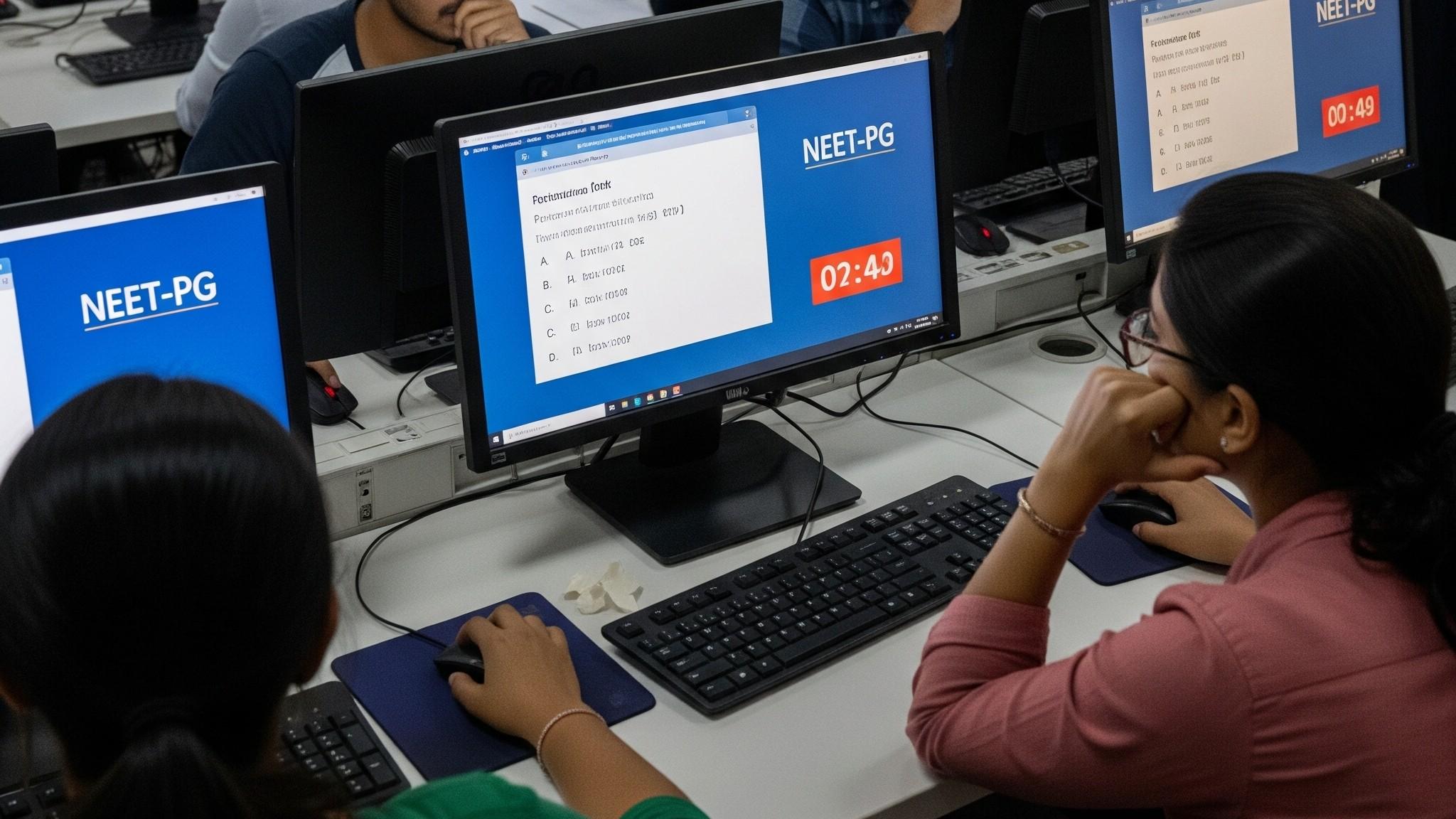తెలంగాణలో 56 కేంద్రాల్లో NEET-PG 2026 పరీక్ష..